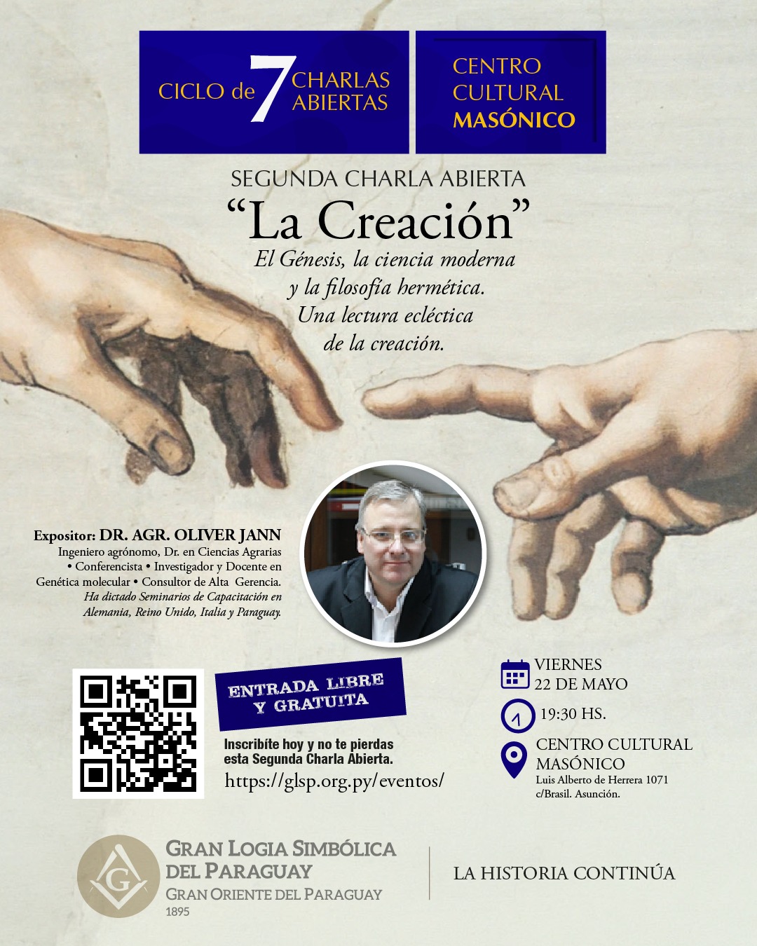 "La Creación". SEGUNDA CHARLA ABIERTA